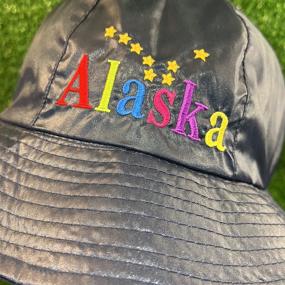 Anchorage Alaska Bucket Hat Navy Blue with Embroidery by Arctic Circle - Picture 2 of 5